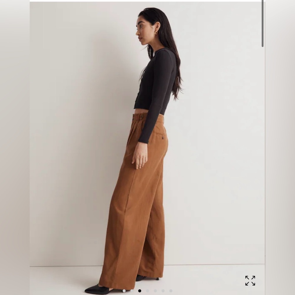 Madewell Harlow Wide-Leg Pant, sz 2 tall - Picture 2 of 10